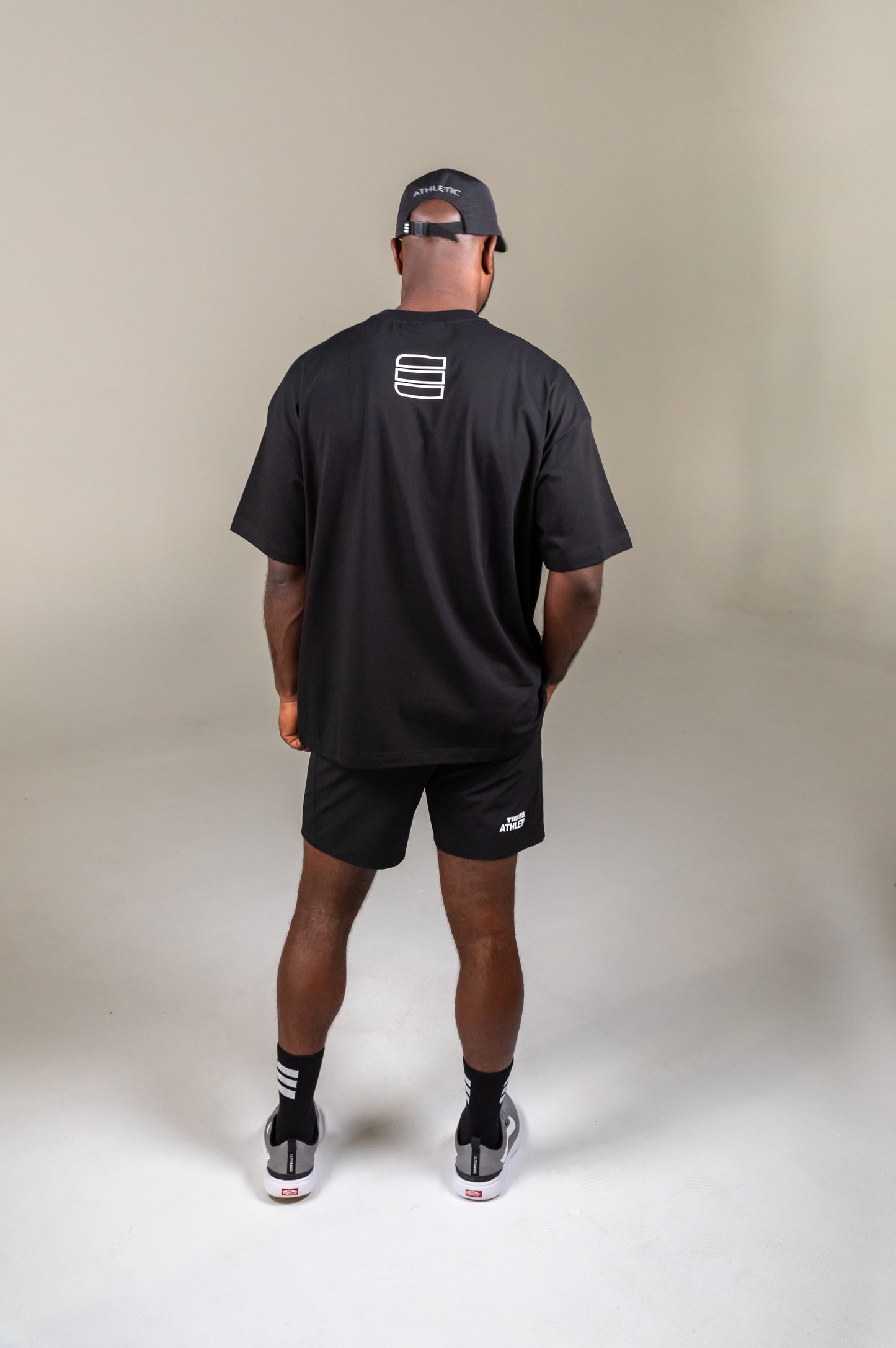 Black/ White Training Short