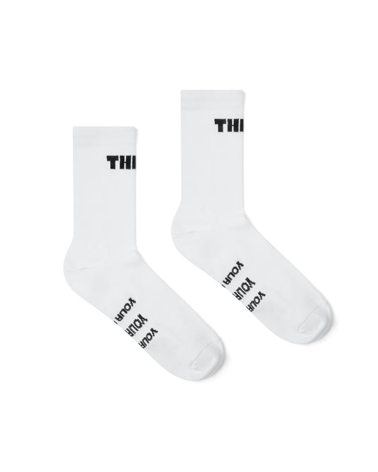 White Training Sock
